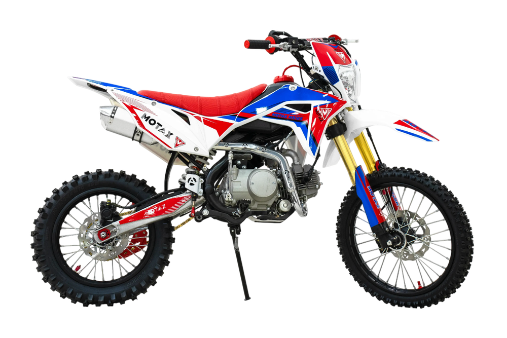 Питбайк MOTAX MX 125 (17/14) черный-белый-красный
