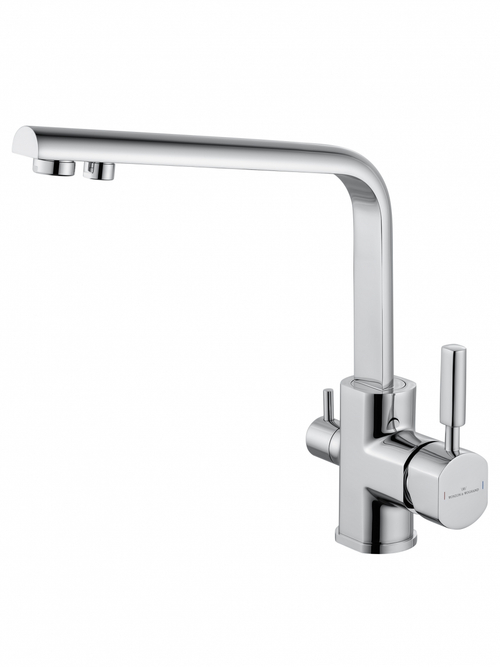 Смеситель для кухни с подключением фильтра WONZON & WOGHAND, Хром (WW-88458003-CR)