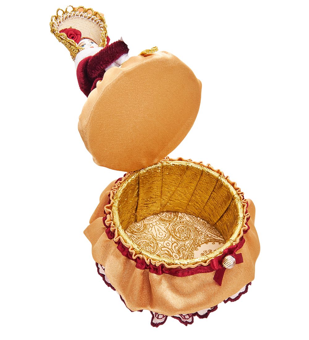 RK-734/ 2 Кукла-шкатулка «Дама с муфтой»