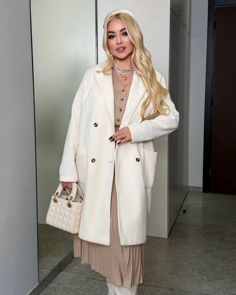 Пальто УК-905-2 Фабрика Моды