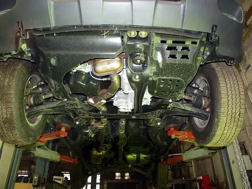 Защита картера и КПП Sheriff для Mazda Tribute I (EP) 2000-2006 арт.12.0385
