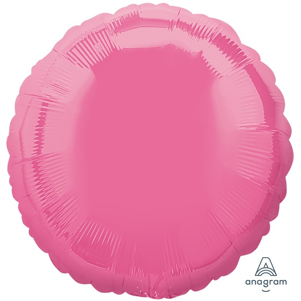 Фольгированная фигура, круг 18"/46СМ Пастель Rose