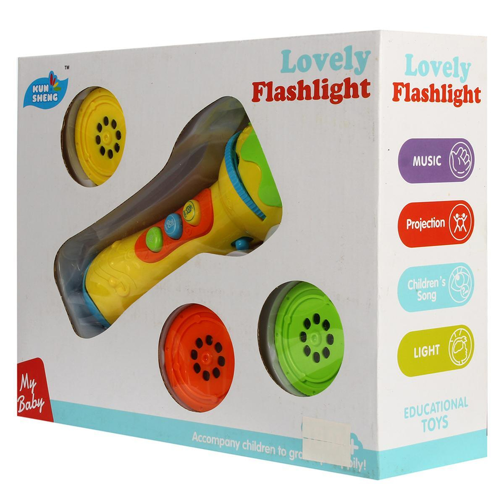 Проектор детский, свет/звук, в ассорт. коробка 200050020