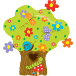 Шар Фольгированный Дерево цветущее (Зеленый)