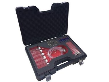 Тестер обратки дизельных форсунок системы Common Raill с комплектом адаптеров, в кейсе ''Premium'' Forsage F-902G8D(F-04A3024D)