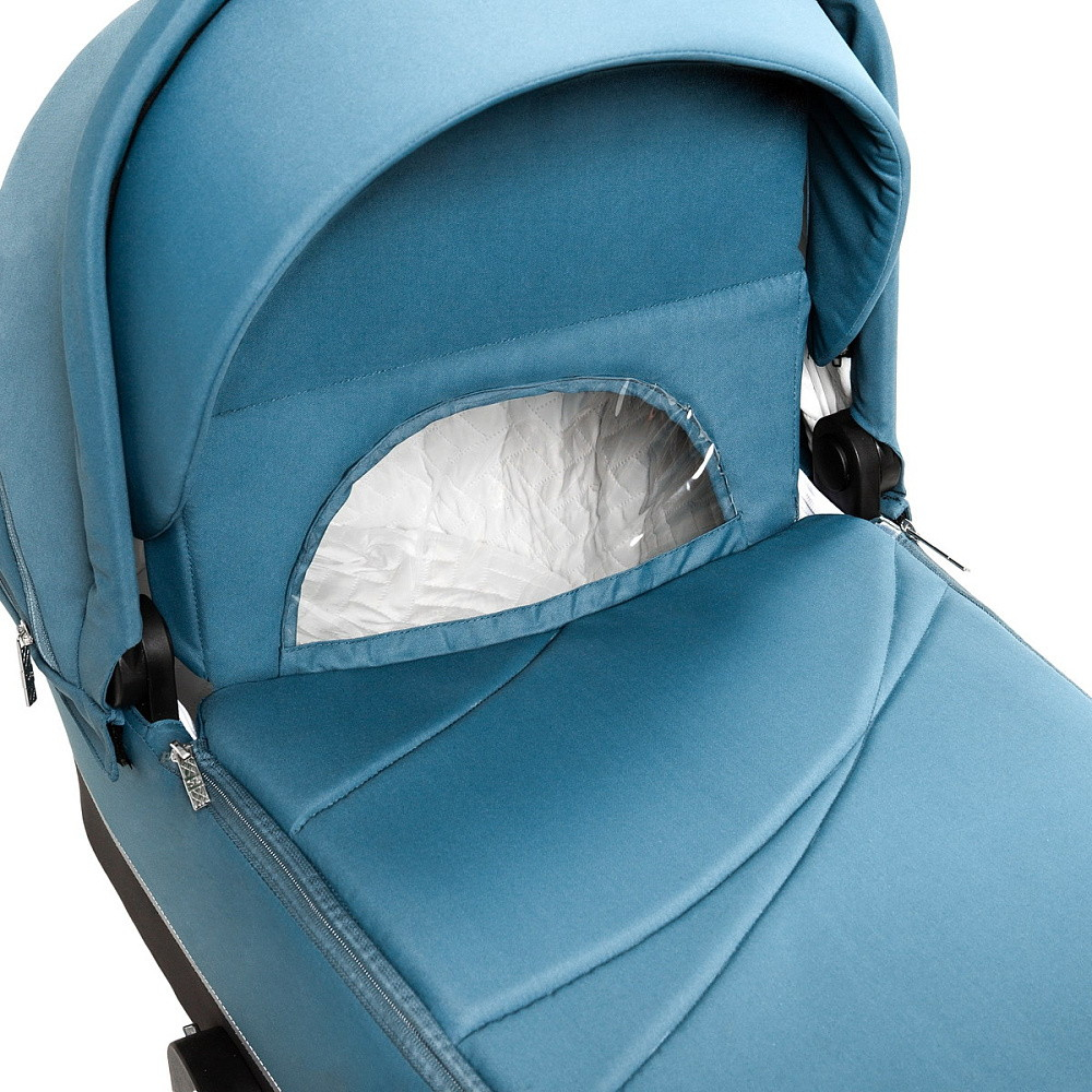 Коляска 4 в 1 Sweet Baby Cupola New + автокресло Elegante Plus с базой i-Size ISOFIX DK780 Ocean Green