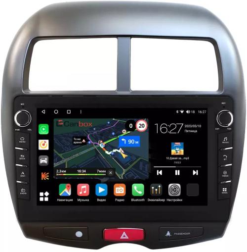 Магнитола для Mitsubishi ASX, Peugeot 4008, Citroen C4 Aircross 2010-2016 - Canbox 10-1213 Android 10, Быстрая, CarPlay, 4G SIM-слот