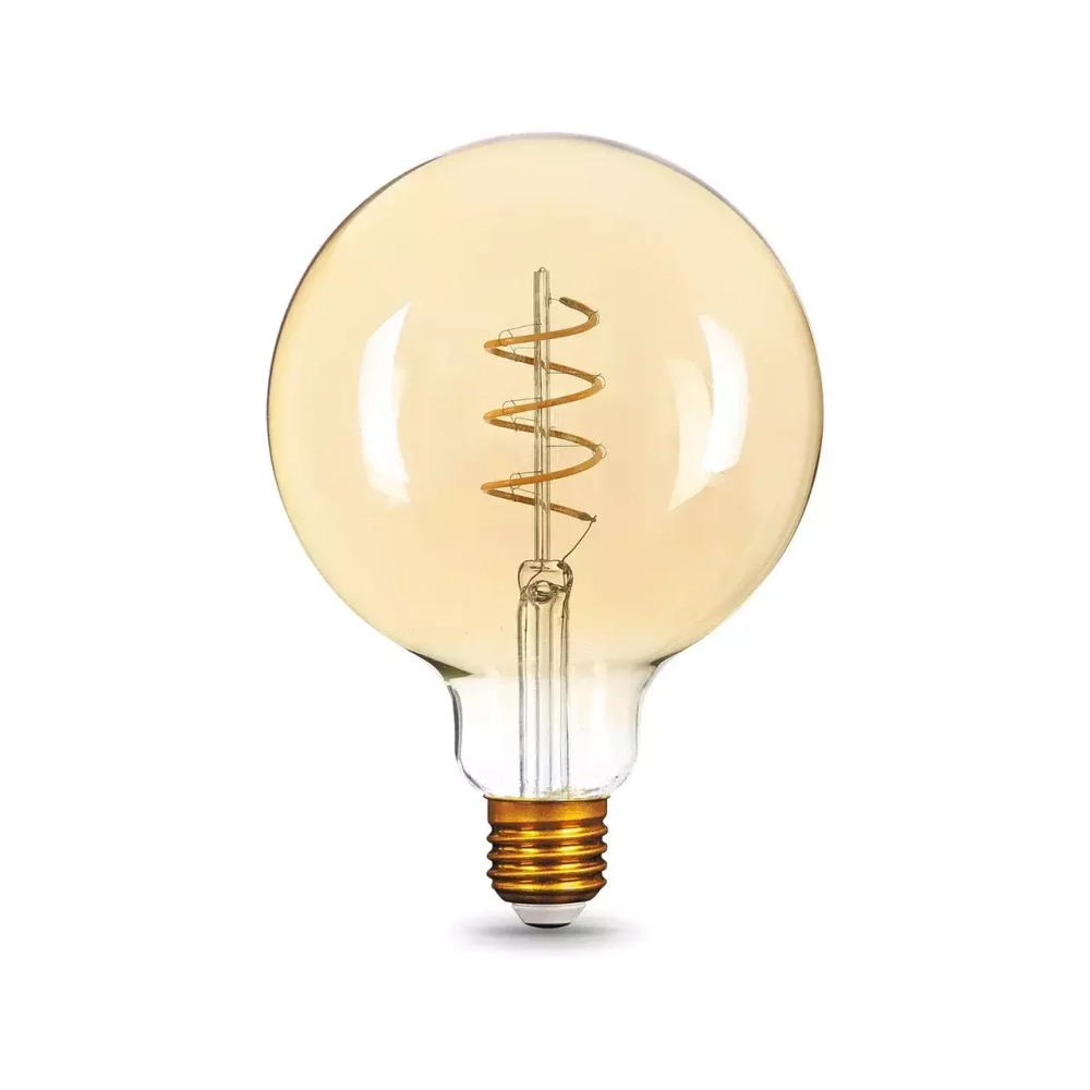 Лампа Gauss LED Filament G125 Flexible 6W E27 360 lm 2400K Golden 158802008