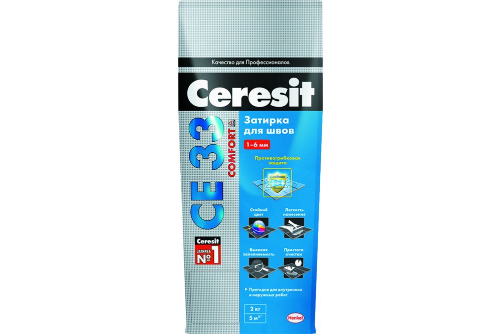 Затирка ЦЕРЕЗИТ 2кг ХЕНКЕЛЬ белая