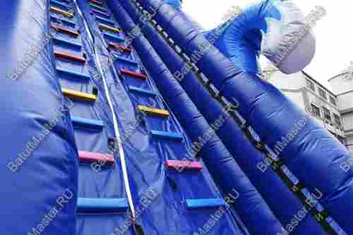 Надувной наземный аквапарк «Драконья гора», 27*17*11 м