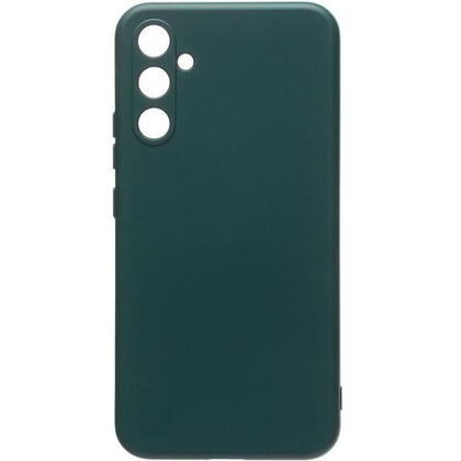 Накладка Samsung A34 5G силикон матовый темно-зеленый Soft Case Zibelino