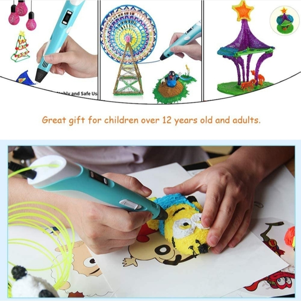 3Д ручка, "3D PEN - 9" с набором трафаретов, герои "Щенячий Патруль - PAW Patrol"