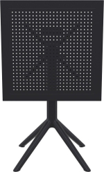 Стол пластиковый складной Siesta Contract Sky Folding Table 60, черный