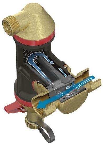 Сепаратор воздуха и шлама Flamcovent Clean Smart 1" (арт. FL 30043)