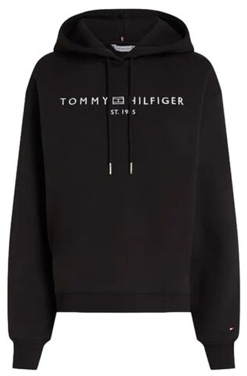 Женская Кофта теннисная Tommy Hilfiger Modern Regular Corp Logo - черный