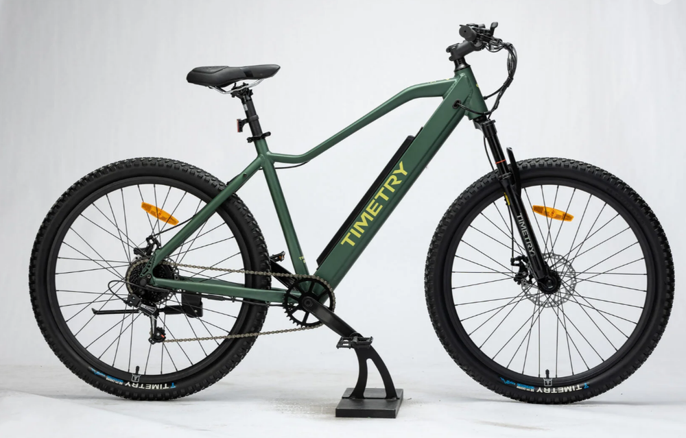 Электровелосипед 29" TIMETRY D903 7 ск. (36V*250W) зеленый