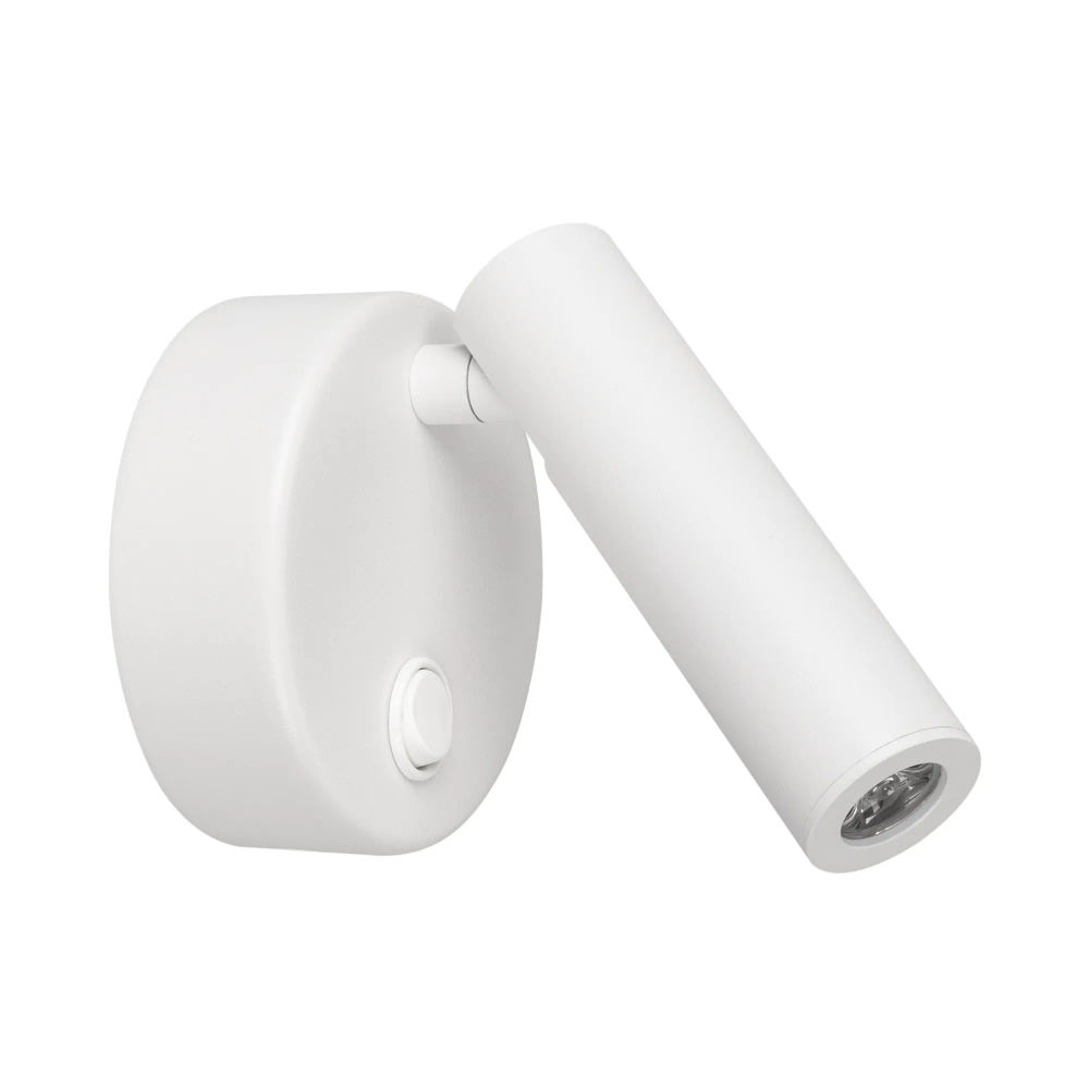 Светильник SP-BED-R90-3W Warm3000 (WH, 20 deg, 230V) (Arlight, IP20 Металл, 3 года) 031393