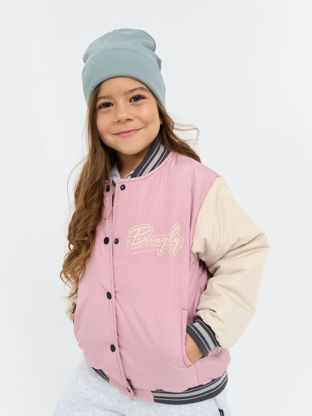 Бомбер с утеплителем "Роза"