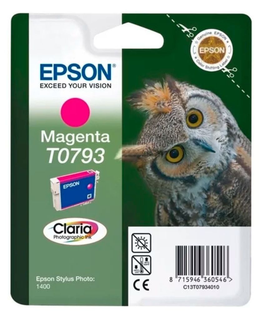 Картридж EPSON T0793 пурпурный повышенной емкости для P50/PX660/PX820/PX830