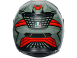 AGV K-3 E2206 DECEPT MATT BLACK/GREEN/RED