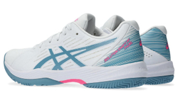 Женские кроссовки для Падел Asics Solution Swift FF Padel - white/gris blue
