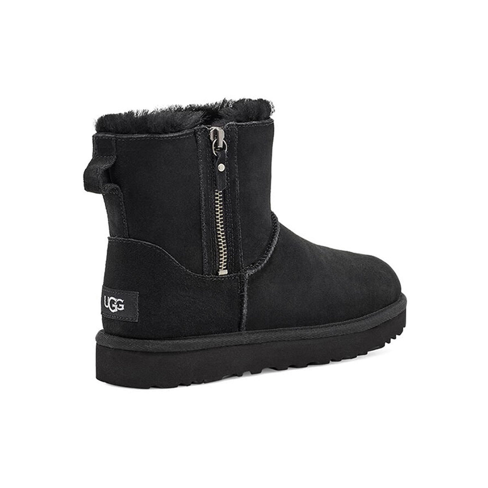 Сапоги UGG CLASSIC MINI Double Zip, 1118853-BLK