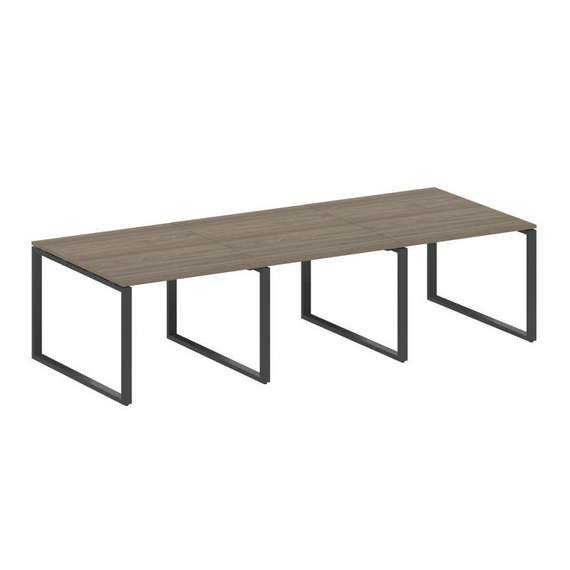 Метал Систем Переговорный стол (3 столешницы) на О-оразном м/к БО.ПРГ-3.1