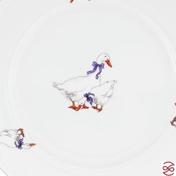Набор плоских тарелок Repast 21см Гуси (6 шт)