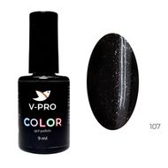 107 Гель-лак V-Pro Color 9мл ЛИКВИДАЦИЯ