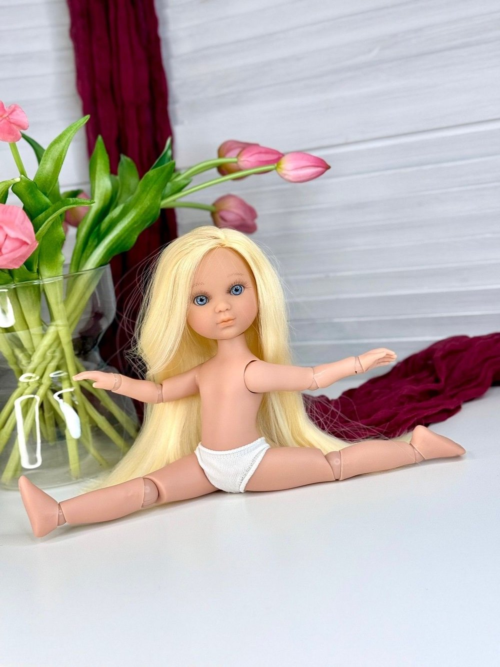 Кукла BERJUAN виниловая шарнирная 35см Ева (4820A3)
