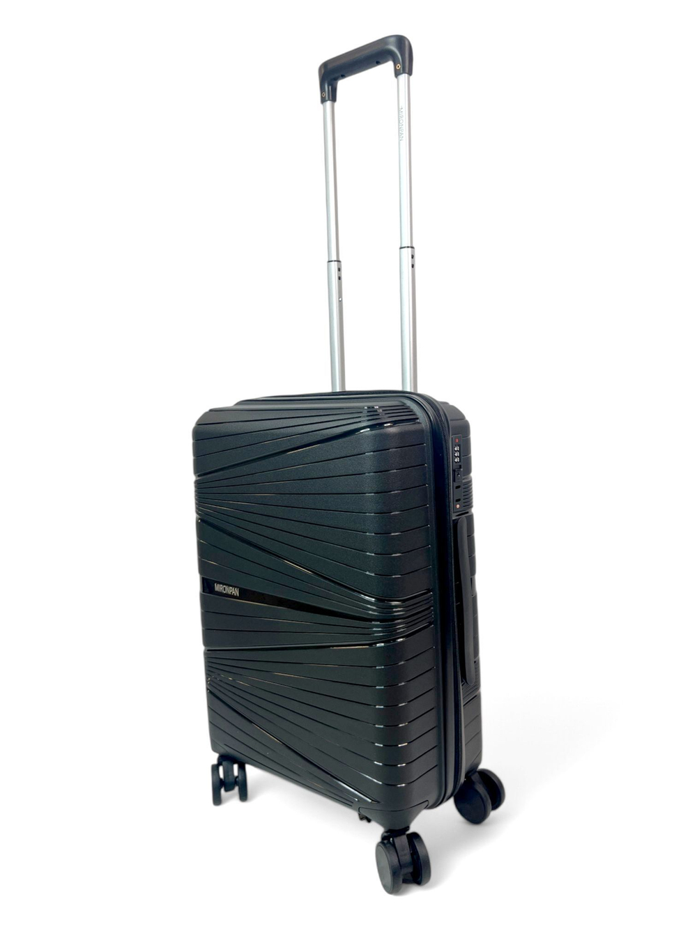 Маленький чемодан Mironpan 23103, Черный, S+