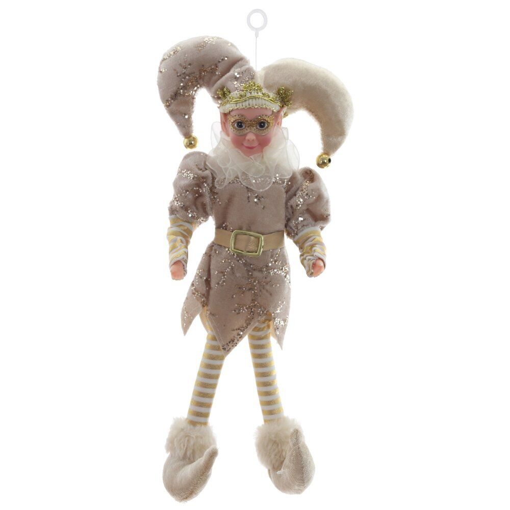 GAEM Игрушка набивная подвесная "Эльф", L13 W5 H26 см, 2в.