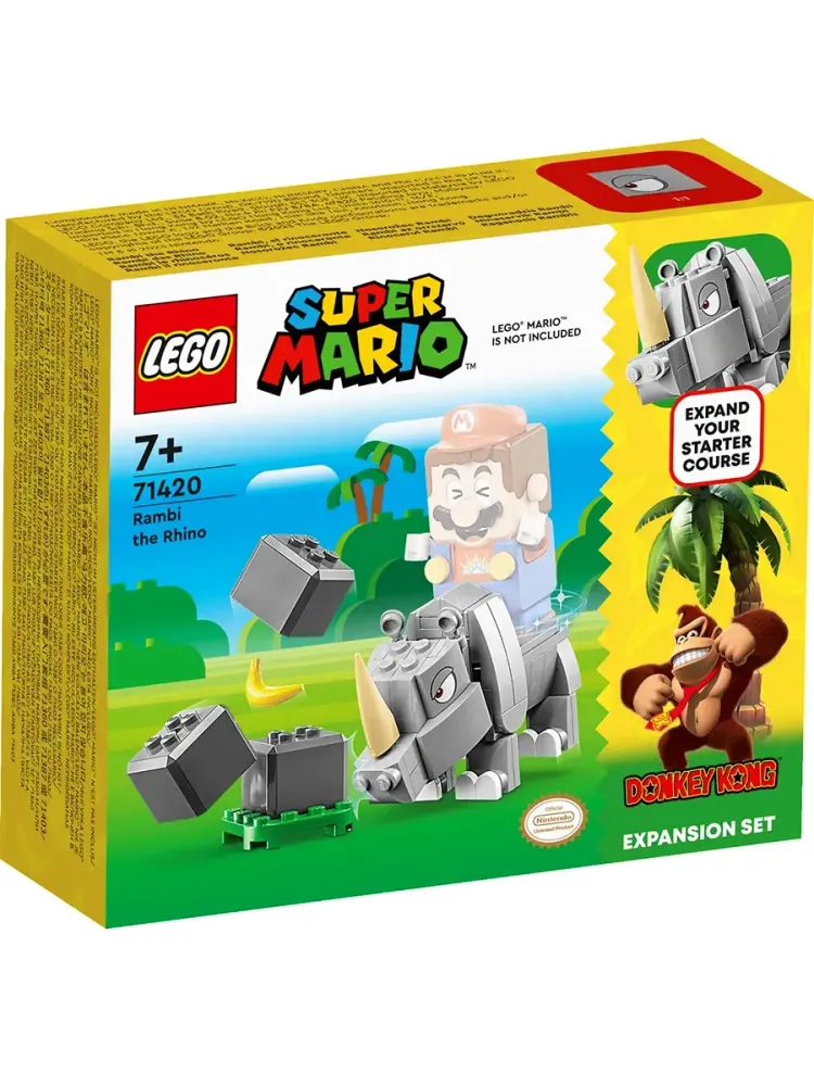 Конструктор Super Mario 71420 Носорог Рэмби