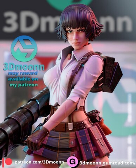 Леди Дьявол может плакать Фигурка Lady Devil may cry dmc