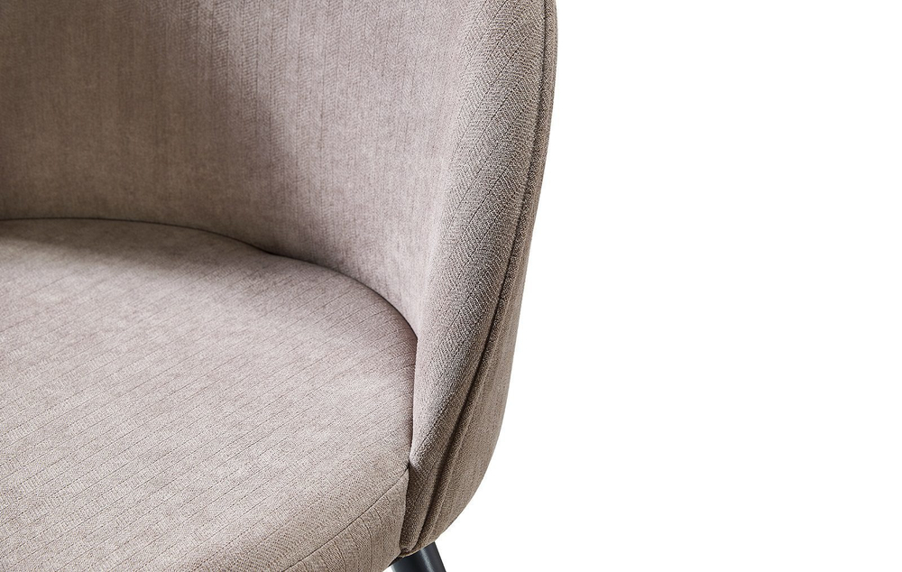 Стул барный 373B бежевый/черный