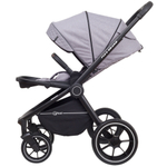 Коляска детская Rant "FLEX GRAND" PU (2в1) RA065 Mercury Grey
