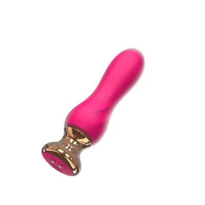 Розовый мини-вибратор Mini Vibrator с пультом ДУ - 12,5 см. (Цвет: розовый)