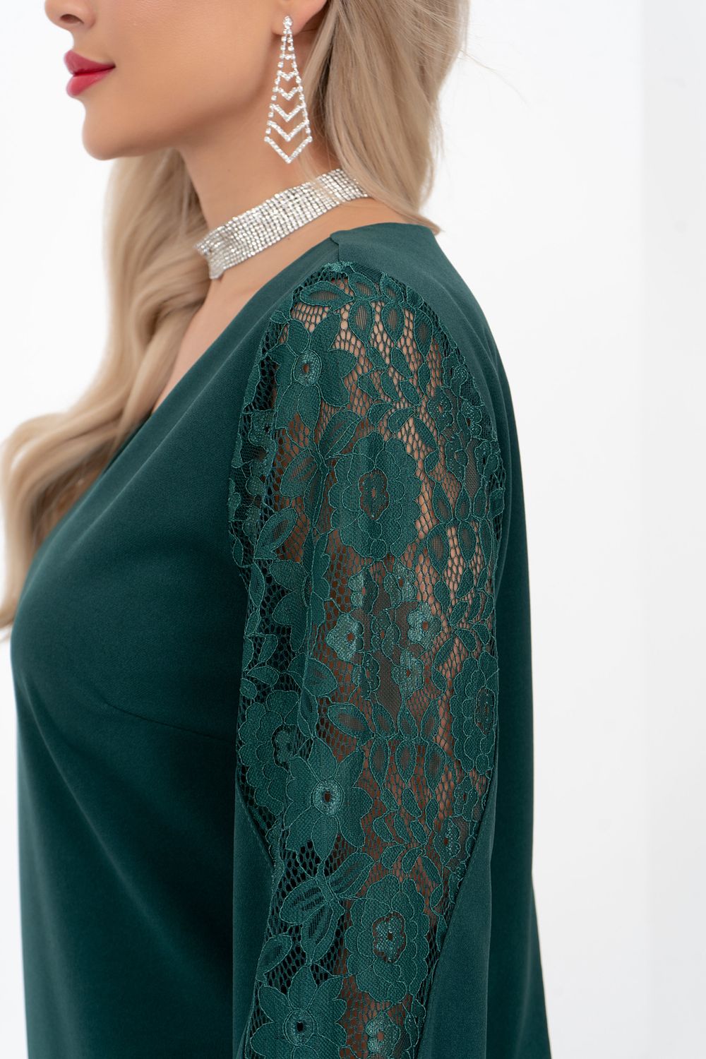 Платье Милана (изумруд) Р11-2001/2 Nikol (Акция)
