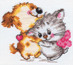 "Обожаю"-0-36  вышивка