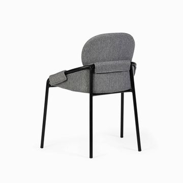 Стул Claudio серая ткань