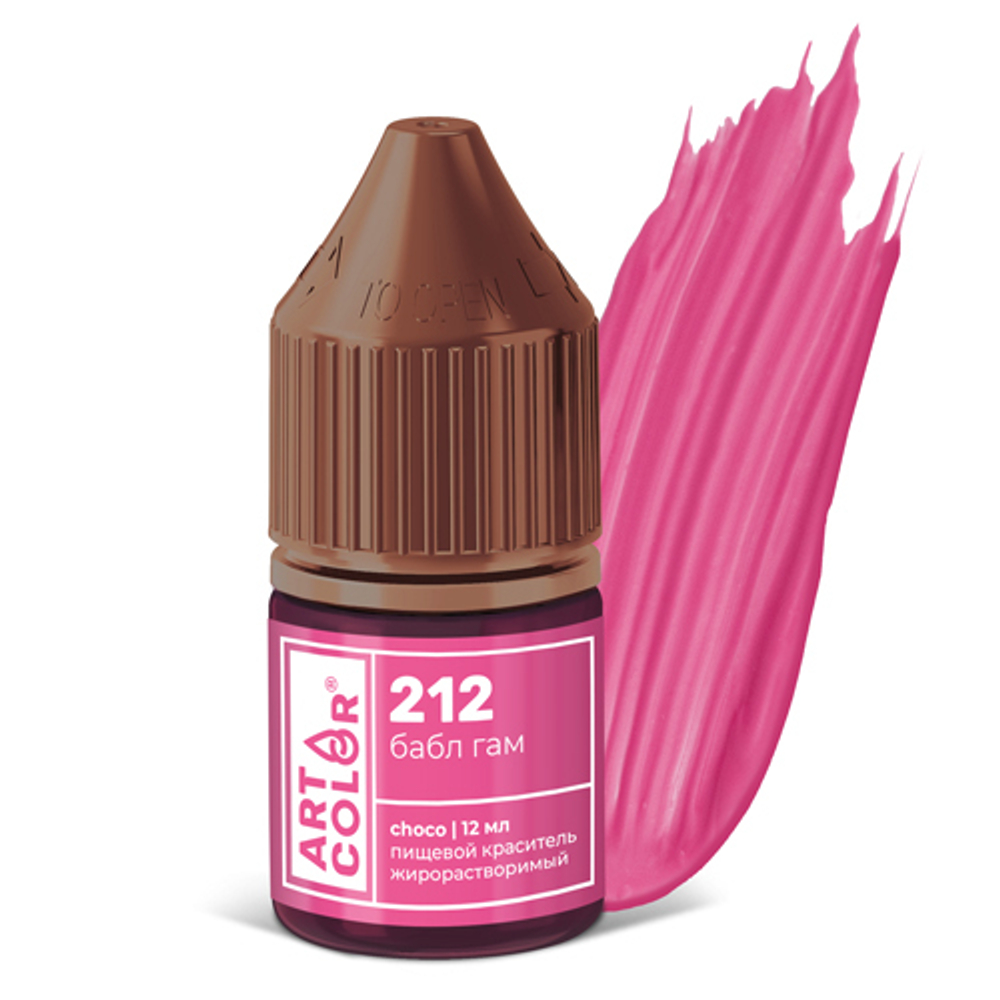 Краситель жирорастворимый гелевый Бабл гам (Art Color choco) 12 мл