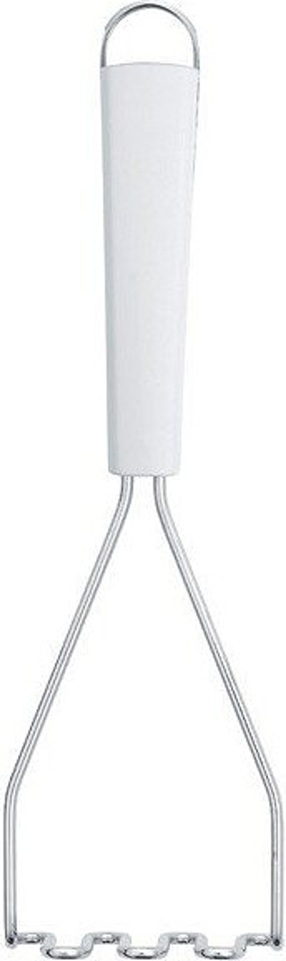Толкушка Brabantia Tluczek do ziemniakow Essential, нержавеющая сталь, 26,3 см, белая