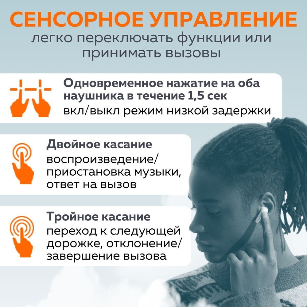 Наушники беспроводные Xiaomi Redmi Buds 4 Lite (M2231E1) RU, черный