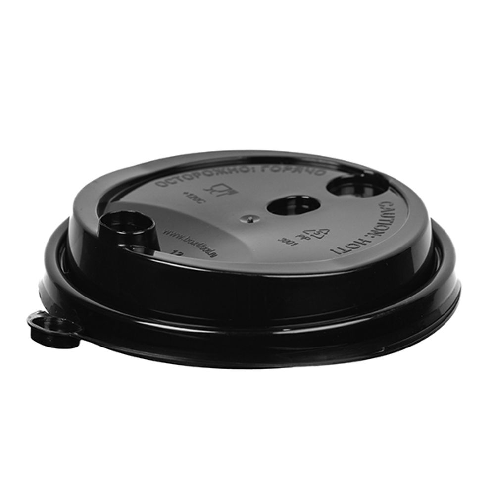 Крышка Box4food (50шт/1000) d=90 ЧЕРНАЯ ГЛЯНЕЦ 3001Ч