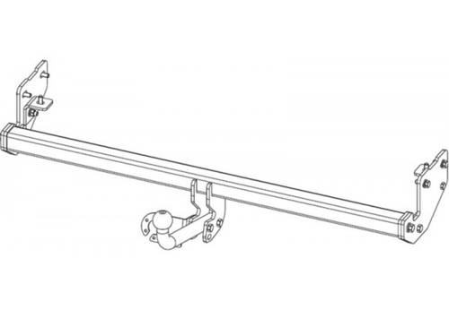 Фаркоп на KIA SOUL (2014-2019) (без электрики, паспорт/сертификат в комплекте) Автос.KI 28