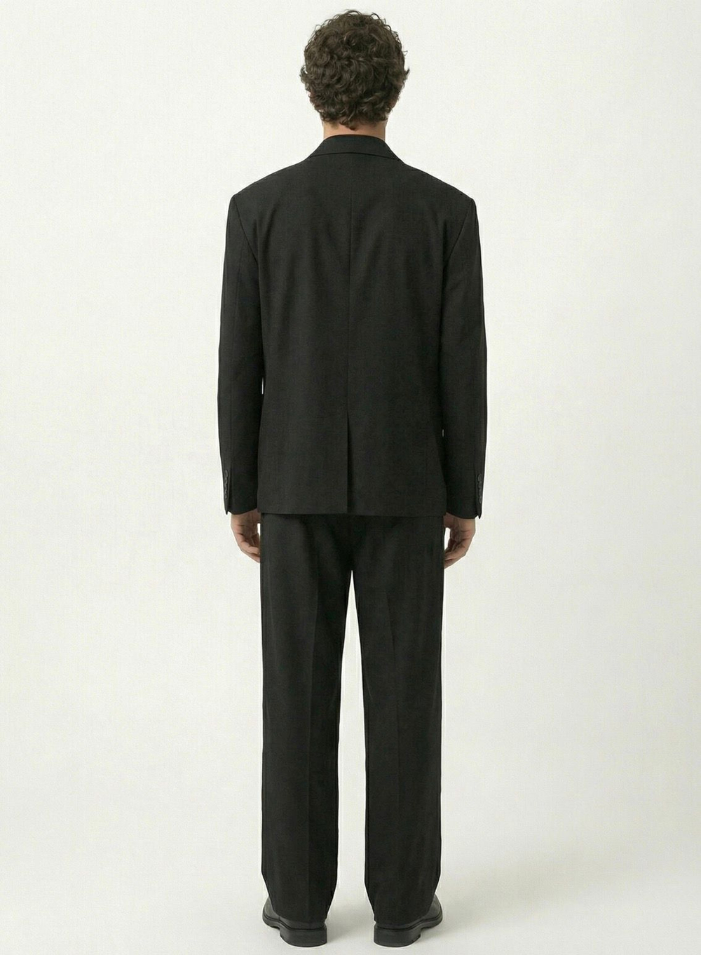 Мужской костюм оверсайз (черный) А64