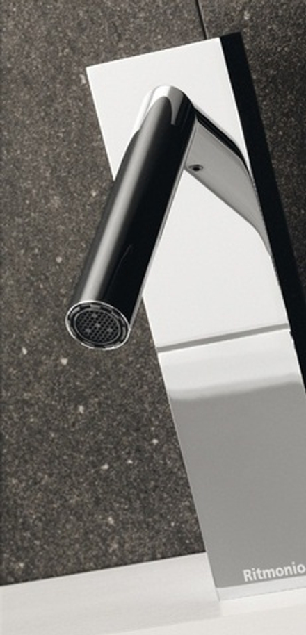 Смеситель для раковины Ritmonio Clock Work дизайнерский, без донного клапана, хром N0BA4010CRL