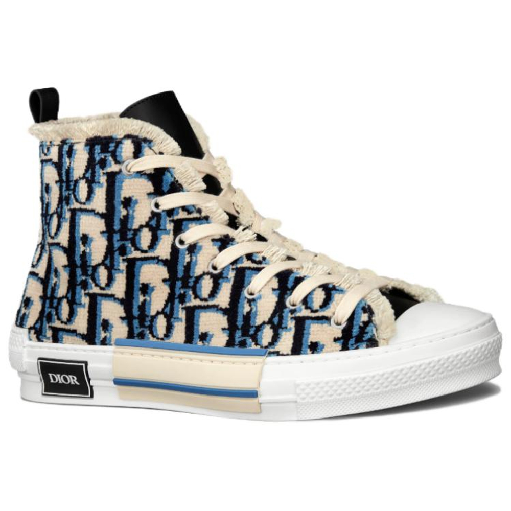 DIOR B23 High Beige Black Navy Tapestry