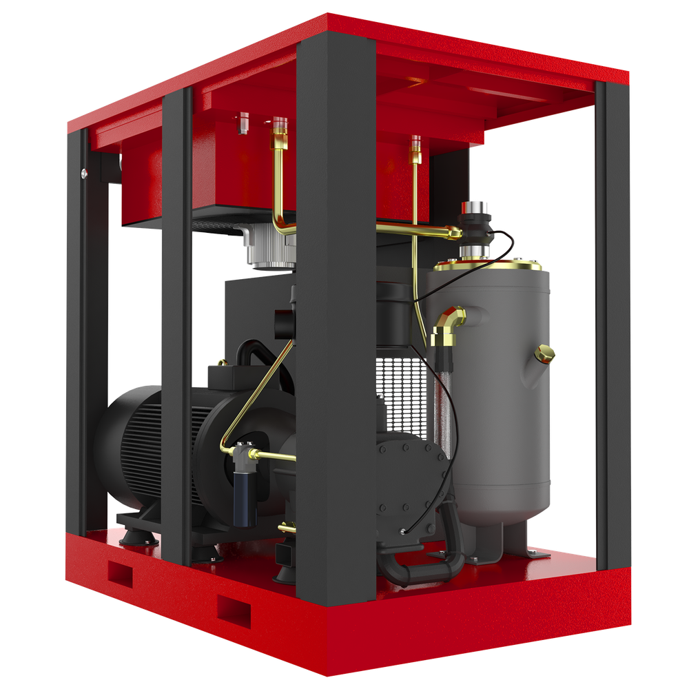 HRS-954900 Винтовой компрессор с прямым приводом Harrison: 4900 л/мин, 12 бар, 37 кВт