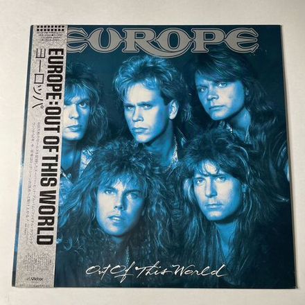 Винтажная виниловая пластинка LP Europe Out Of This World (Japan 1988) (Obi) Open Your Heart